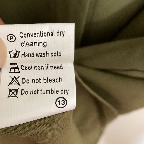 Chase Secret, Women's Green Tunic Style Dress. Size M - Picture 8 of 8